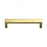 M Marcus Heritage Brass Hammered Wide Metro Design Cabinet Pull 128mm Centre to Centre